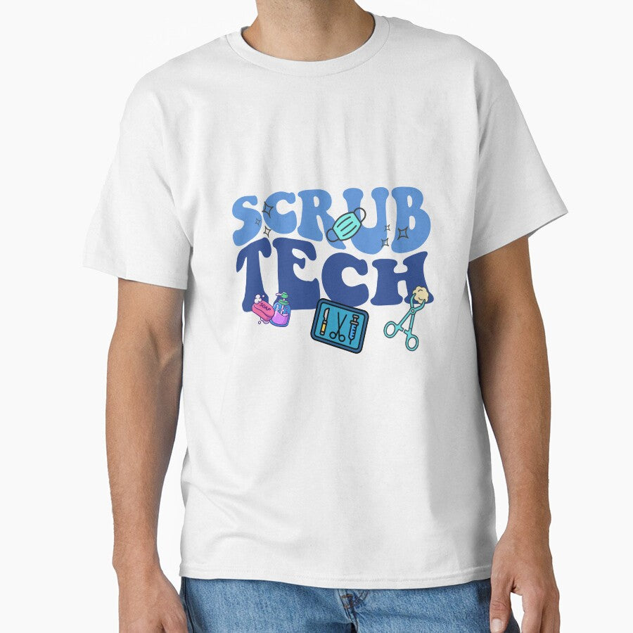 Scrub Tech Shirt by CareWearDesigns