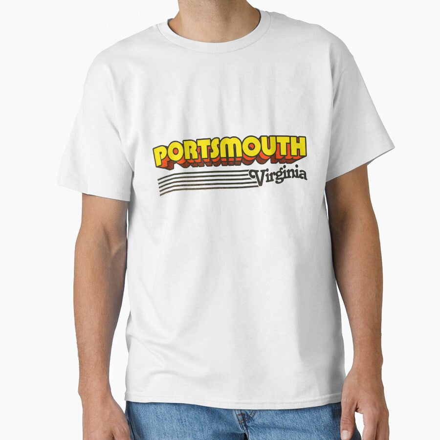 Portsmouth, Virginia | Retro Stripes by retroready