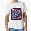 Retro Revolution: 80s Arcade & Cassette Neon Tee by JOshopx