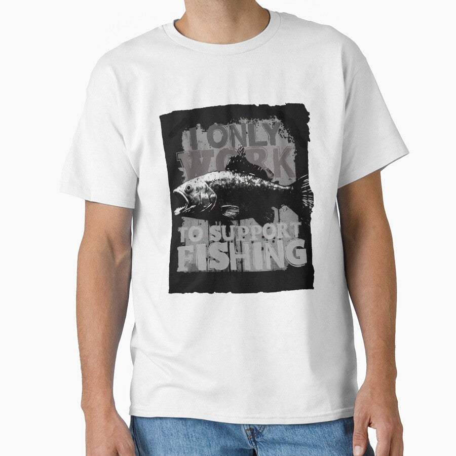 i only work to support my fishing, the bass by artishmots