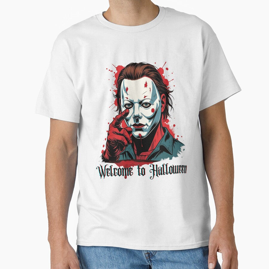 Michael Myers Halloween - Welcome to Halloween - Slasher Movie by AnnieStyleDesign