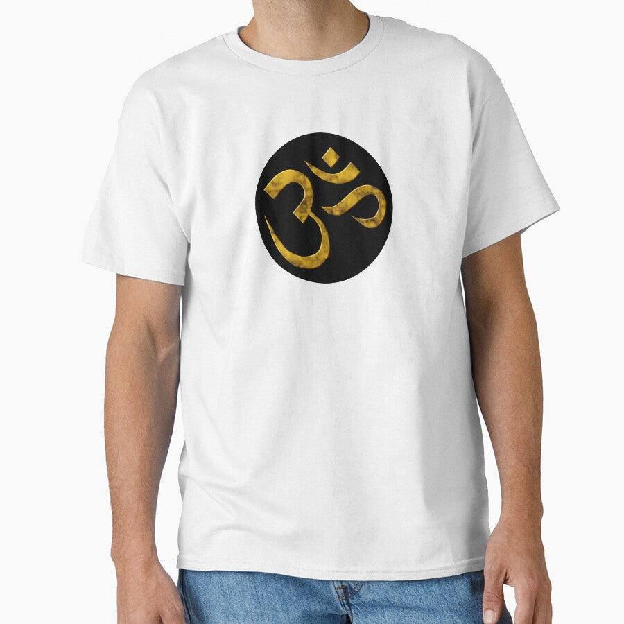 Namaste Gold circle by EvidenceOWhimsy