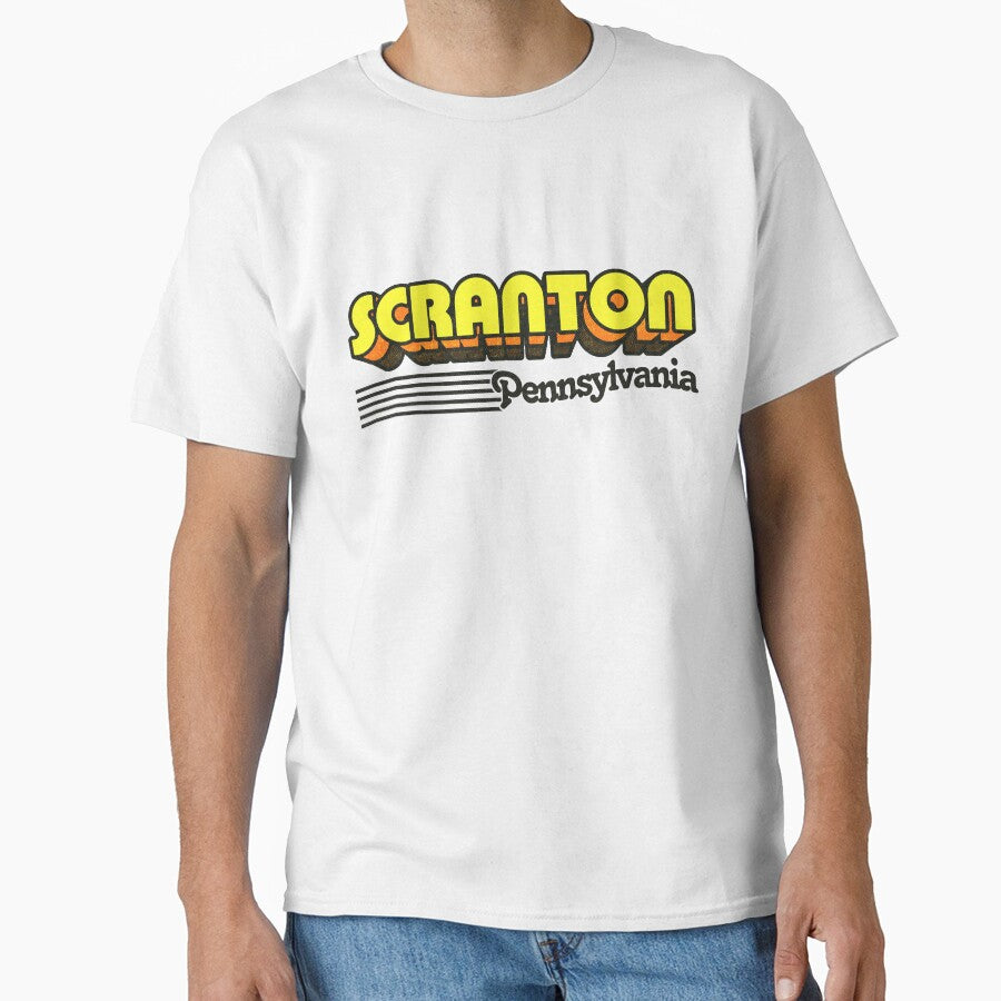 Scranton, Pennsylvania | Retro Stripes by retroready