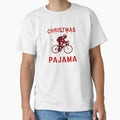 Cycling Christmas Pajama Shirt, Funny Cycling, Cyclist Quote by Aerial Addicts