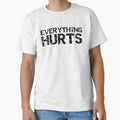 Funny Everything Hurts Funny Workout Quote by TNDesignStudio