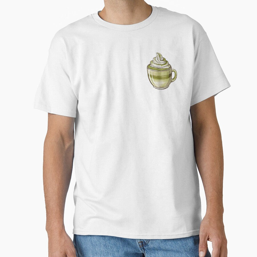 Handdrawn Matcha Latte by canvadreamer444