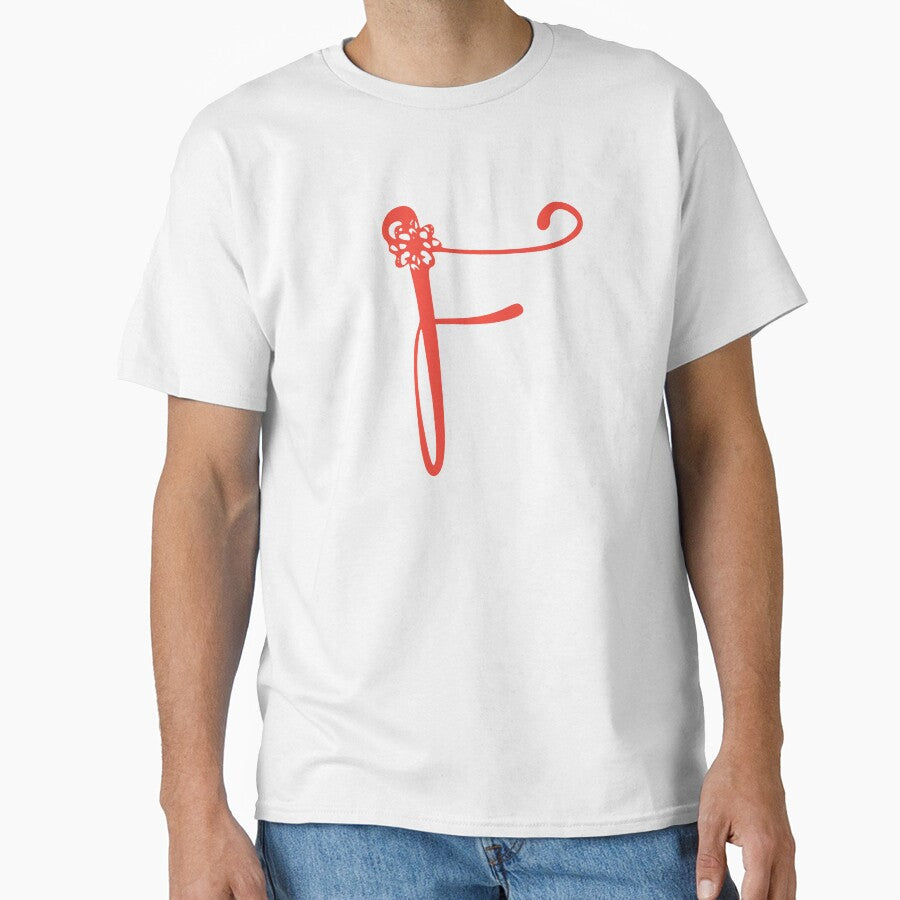 Floral Initial monogram F by Creative-draw