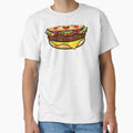 Kawaii Happy Cheeseburger Cute Fast Food Burger by Teetee94