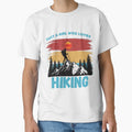 Just a GIRL who loves hiking Top Funny by Gracjan Mikitin
