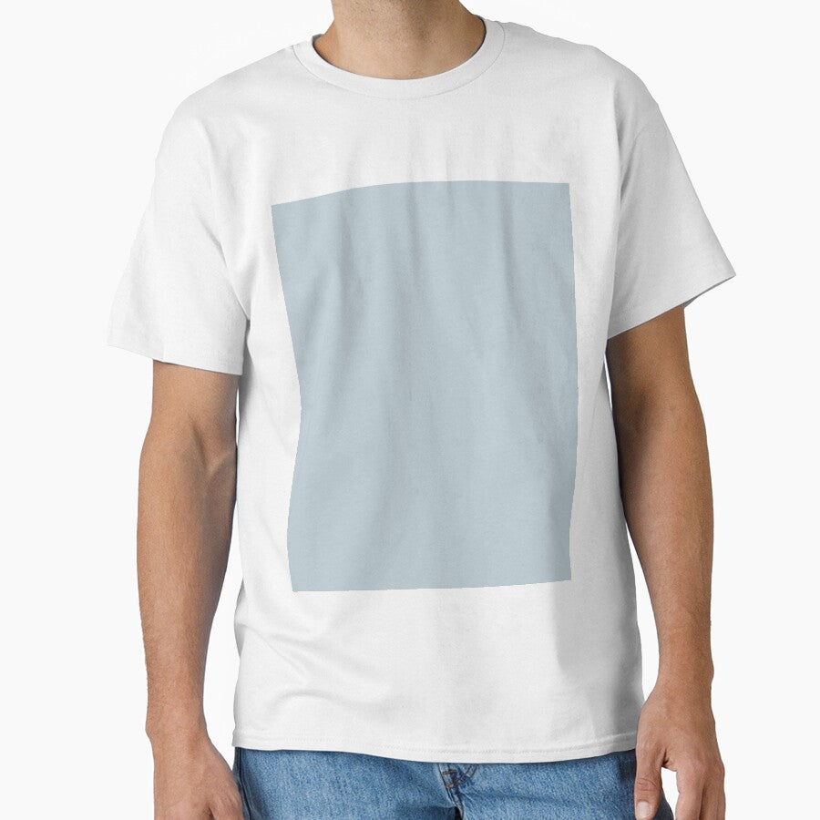 Plain Solid Color Pastel Blue Gray Neutral Blue Grey by mimihuang creations