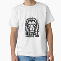 Beast Mode Lion – Fierce Lion Head Gym Motivation by PIXENTRA