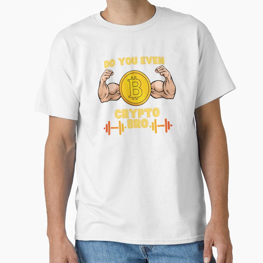 Bitcoin Coin Miner Weightlifting shirt by sayonefive