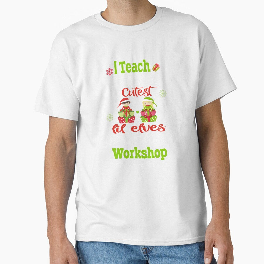 I Teach the Cutest Elves In The Workshop Christmas Teacher Holiday Gift by Sapphire Star