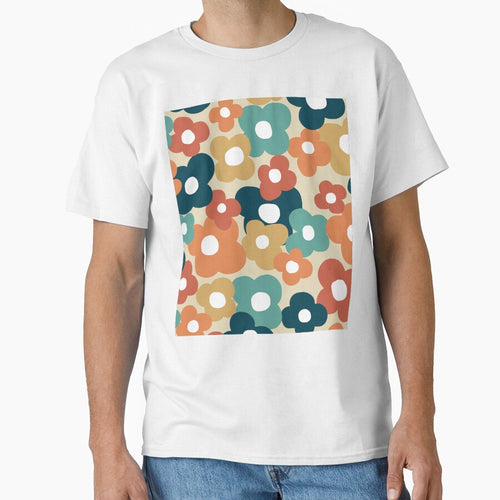 70s Vintage Retro Flower Power in Autumnal Colors by Deutschic