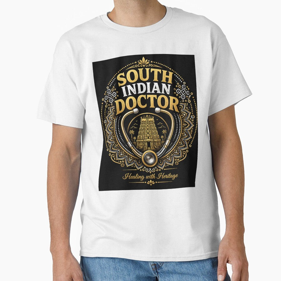 South Indian Doctor Proud Heritage Medical T-Shirt by OsmosisShop