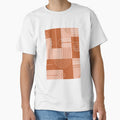 Modern Mid Century Geometric 1 (Terracotta desert pattern) by OldInkArtStudio
