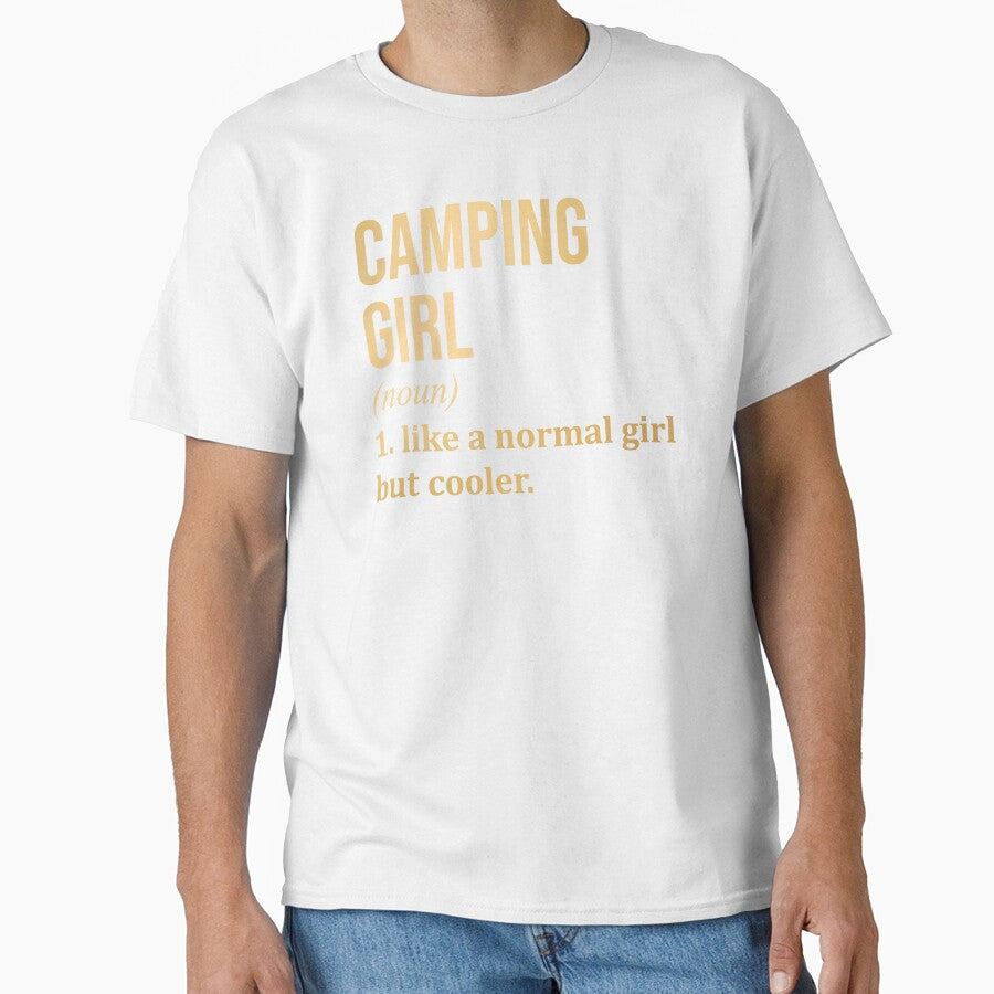 Camping Girl Definition in Gold by XCIV
