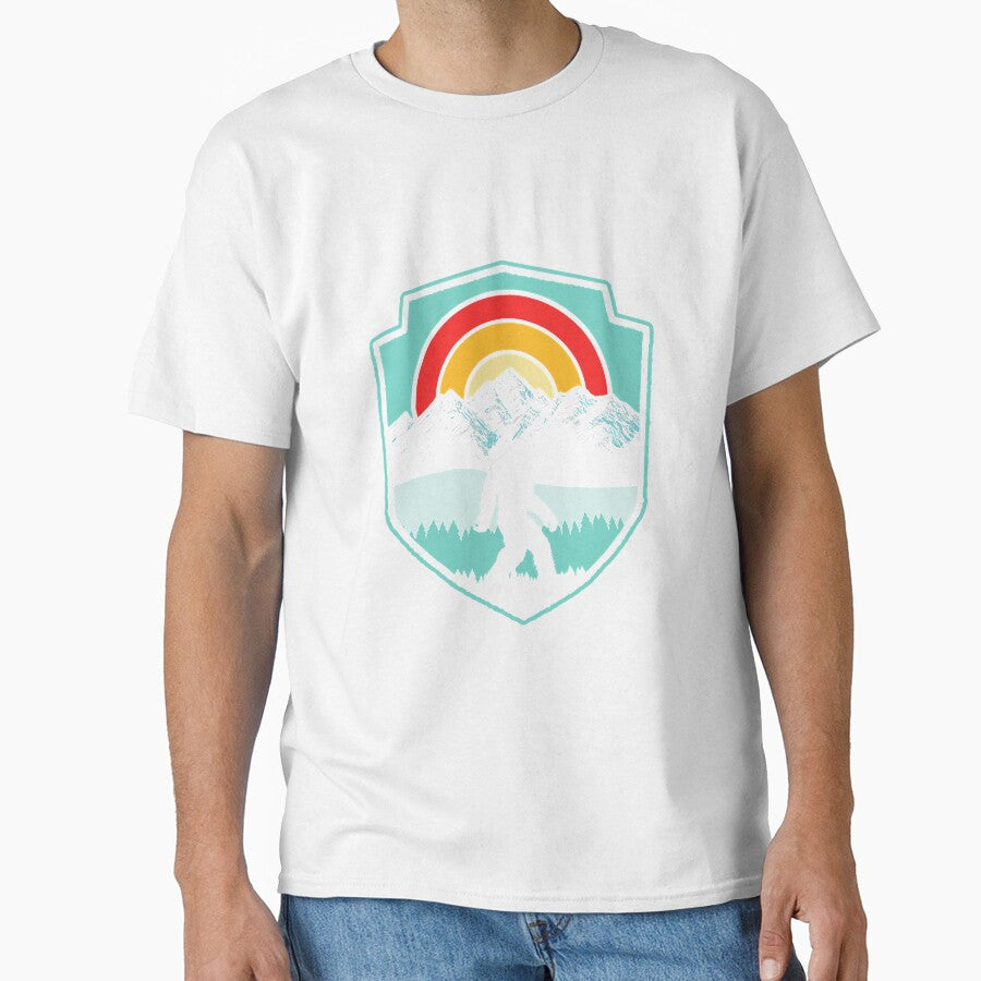 Vintage Sasquatch Outdoor Badge by SkyCloudBlue