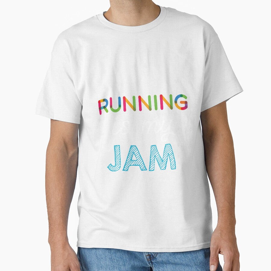 Running is my Jam. Funny Running Design by Custom365