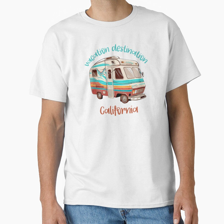 Vacation Destination California T-Shirt by MarqisStudio