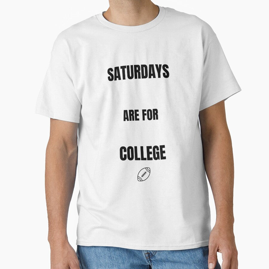 Saturdays Are For College (Matching Dad and Kid Set) by FourthandTired