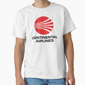 Continental Airlines T-Shirt - Retro Logo Shirt - Defunct Airline by Past-Imperfect