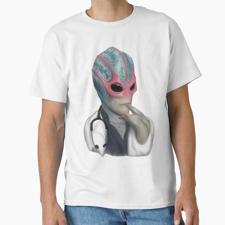Resident Alien Doctor Oversized by Mannerpro Unisex , , , Long Sleeve Tee