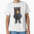 Cat with cool glasses in hip hop style by worldshopcolor