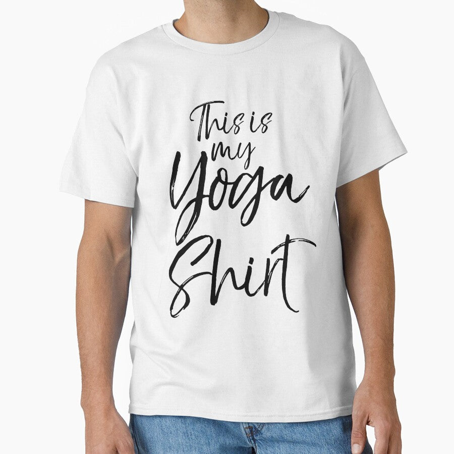 This is My Yoga Shirt Cute Yoga Quote by TNDesignStudio