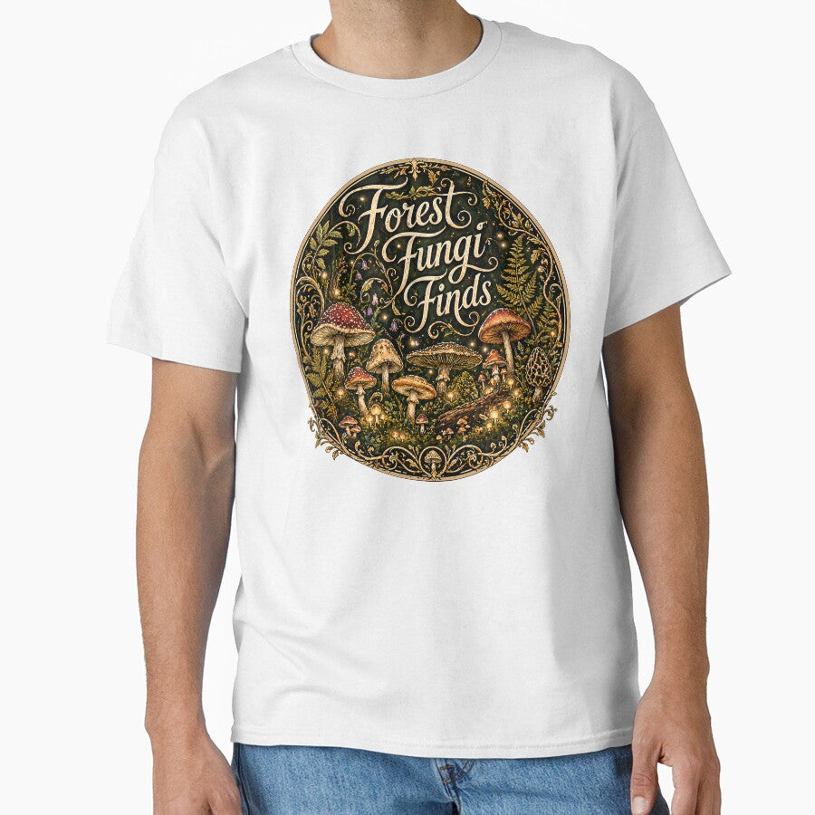 Forest Fungi Finds Magical Woodland Illustration by chattsuede