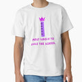 Most likely to rule the school: cute crowned ruler pun (pink & purple) by NerdyChibi