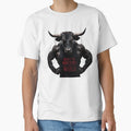 Gym Logo Weights + Motivational Powerlifting Bull by All Creative Designer