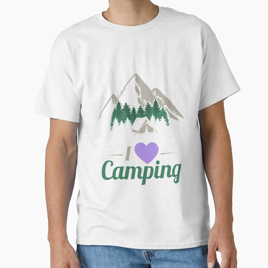 I Love Camping Funny Summer Outdoor Nature Gift by simplytldr