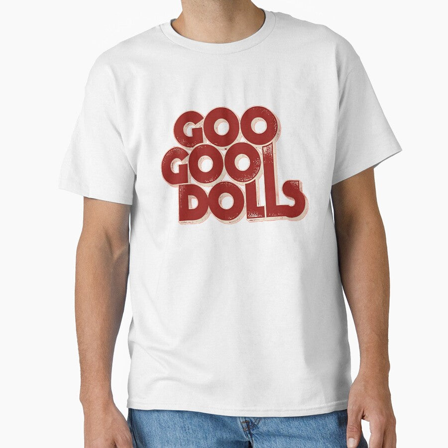 Blackwhitereddesign Goo Goo Dolls Logo Band Classic by Montescie