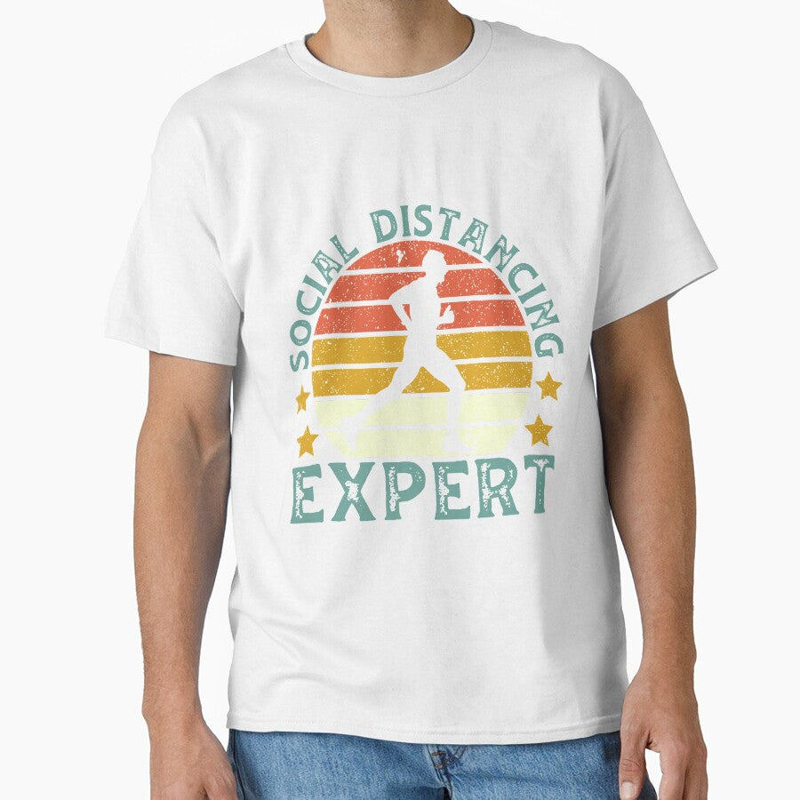 Funny Running Social Distancing Expert by DreamColor
