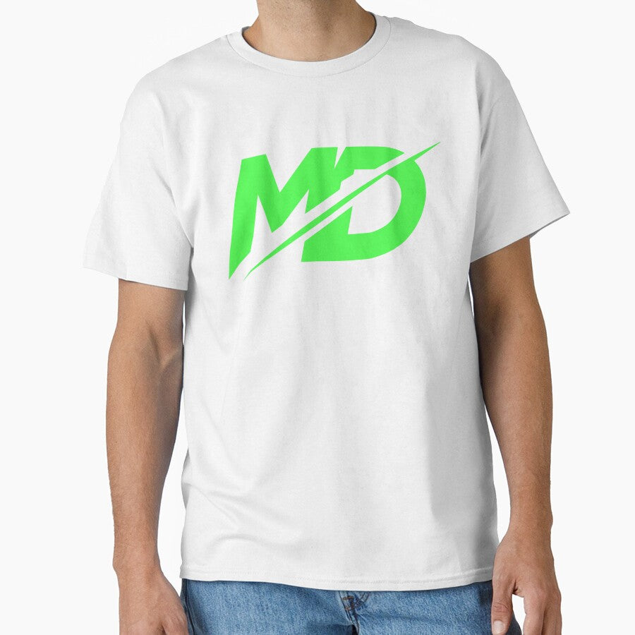 MD Initials Minimalist Streetwear Logo by MilosRad