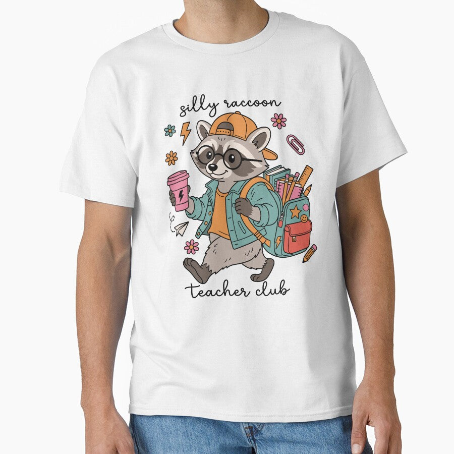 Silly Raccoon Teacher Club Back to School by KroghDs