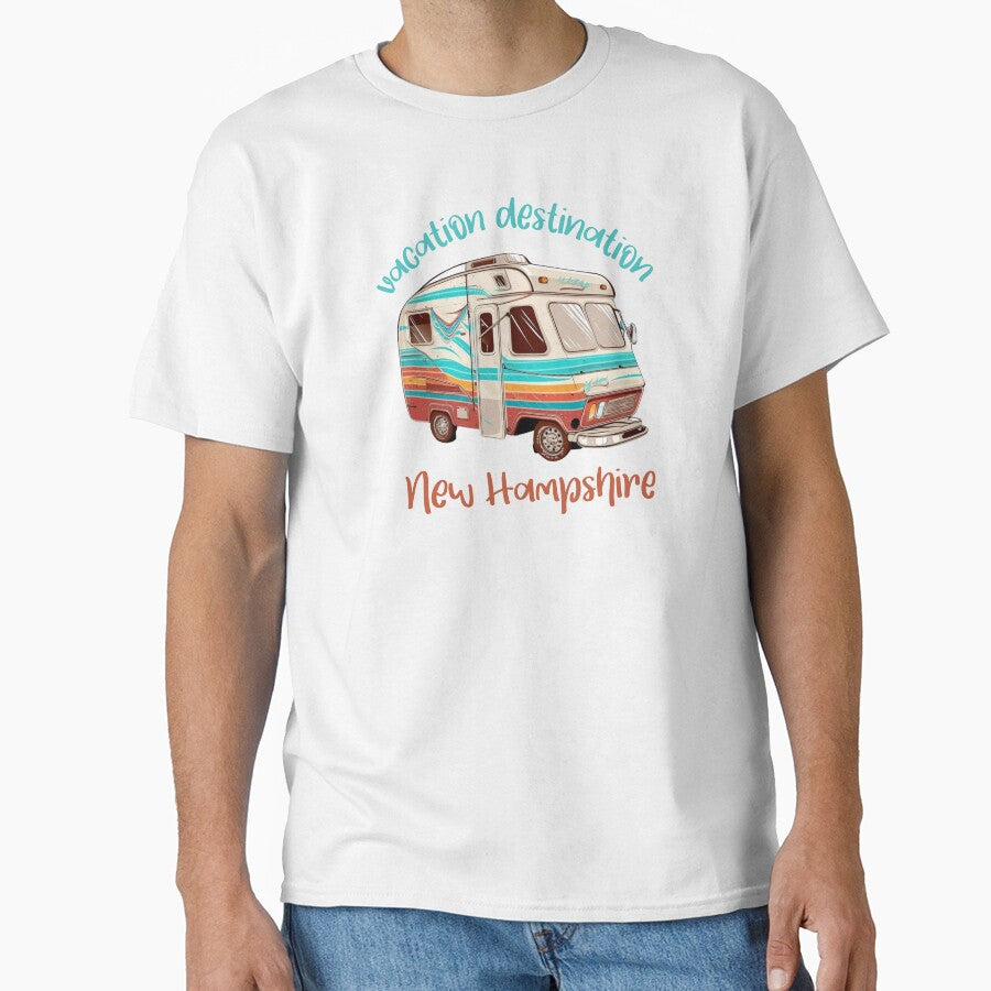 Vacation Destination New Hampshire T-Shirt by MarqisStudio