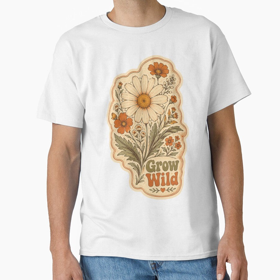 Retro Daisy Vintage Botanical Floral Sticker by ravikiran2195