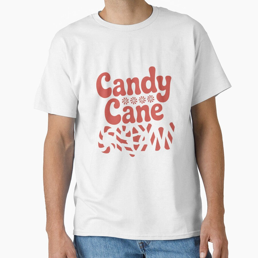 Funny Matching Family Christmas Candy Cane Crew Black Crew Neck by khorbiasieno