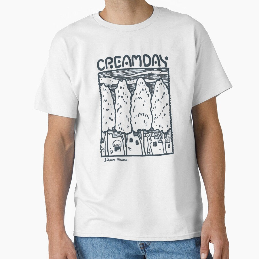 Simple tree drawing #03 white/darkblue by DW_create