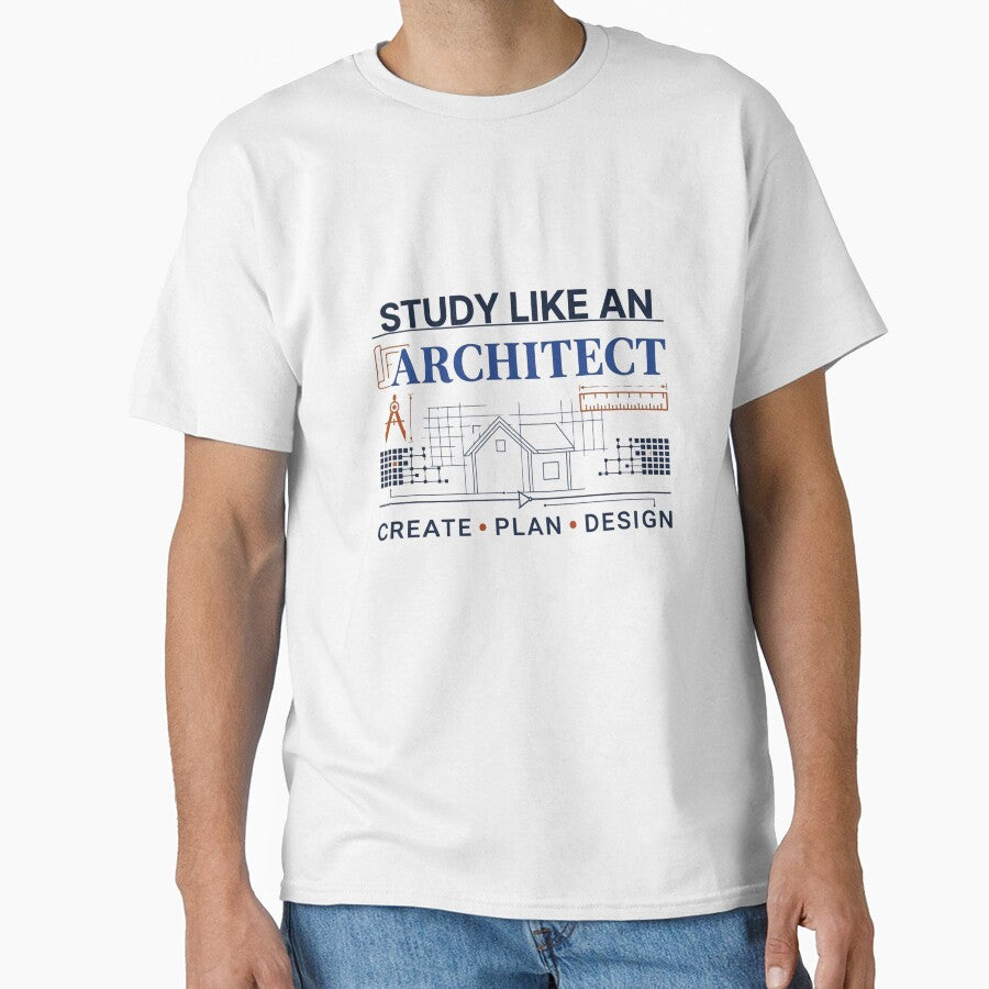 Study Like an Architect | Architecture Student Shirt | Future Architect Gift by Amr Darwish Graphic designer