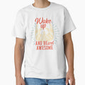 Wake Up And Beard Awesome Barber Vintage Barbershop Funny Retro Illustration by MemphisCenter