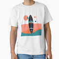 Paddle Board Minimal Art by OzzFrequency