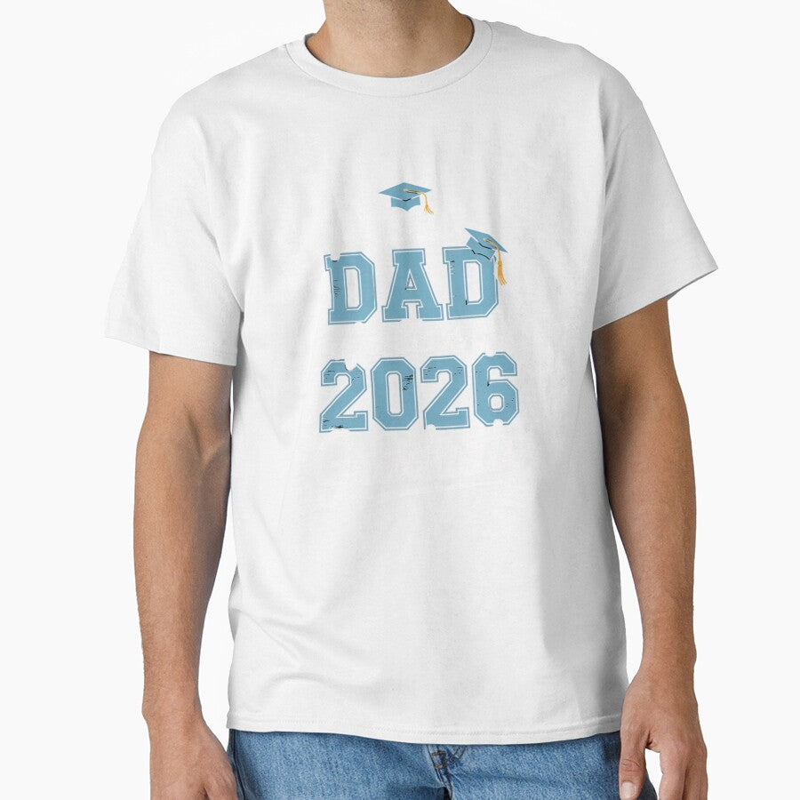 Proud Dad of a Class of 2026 Graduate Funny Senior by Rrettgison