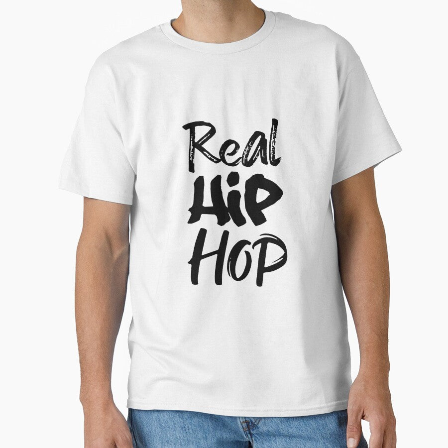 Real Hip Hop (White Outline) by onjcdesign
