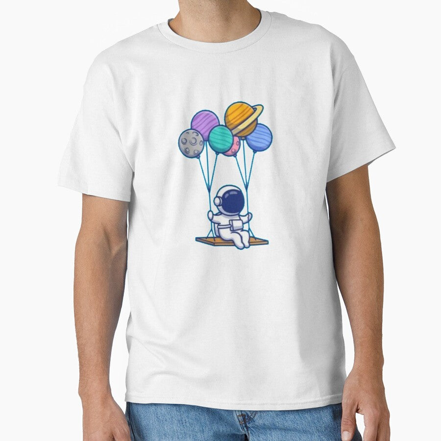 An astronaut swings by the planets.. by ZghoulStore