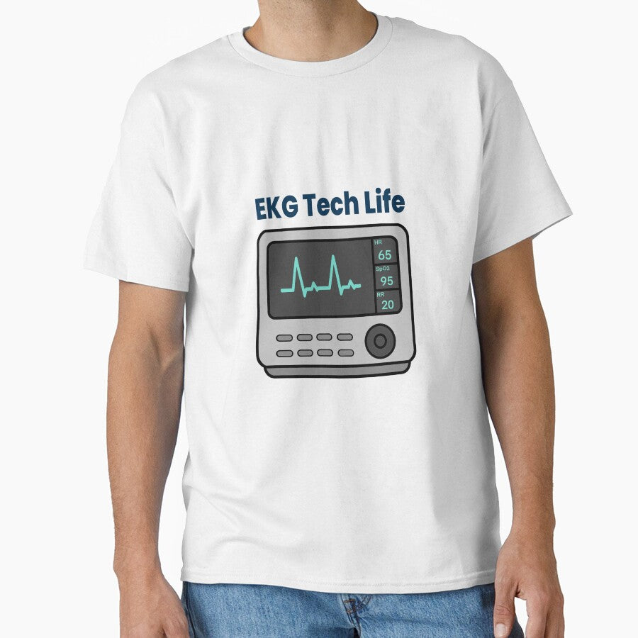 EKG Tech Life ECG Illustration – Cardio Tech Gift by Still Learning Days