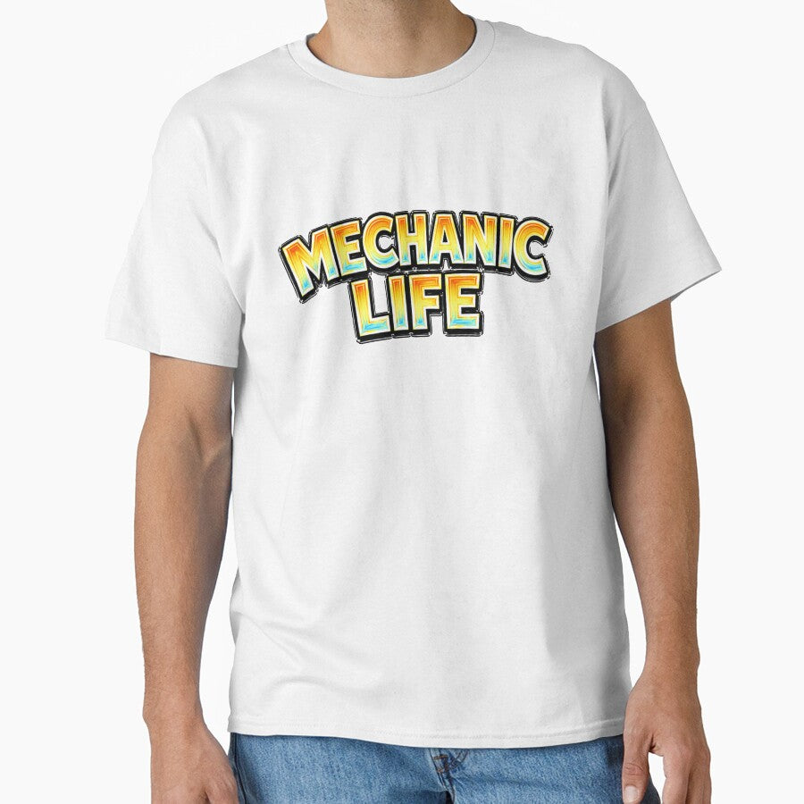 MECHANIC LIFE – hand drawn childlike typography by Mac Sketches