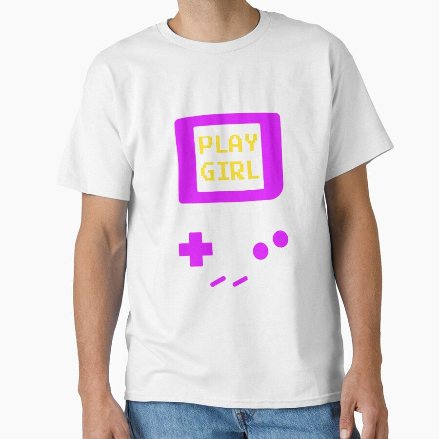 Party Retro Classic Gamer Esports Girl | Purple | by ShirtStar0815